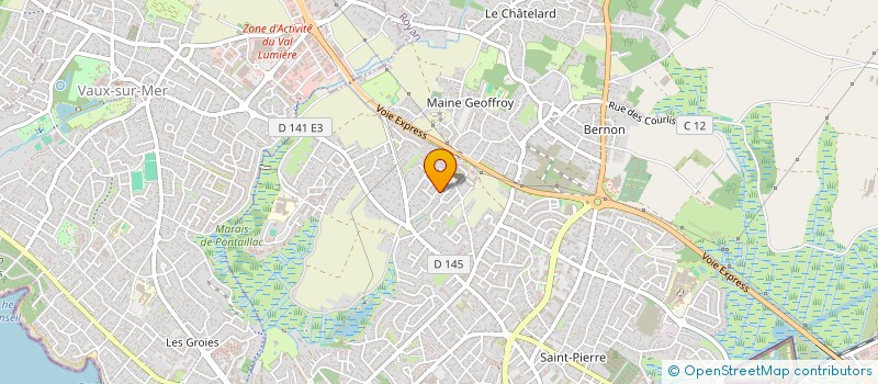 localisation de l'entreprise MONSIEUR GERALD FONTAINE  SAUJON