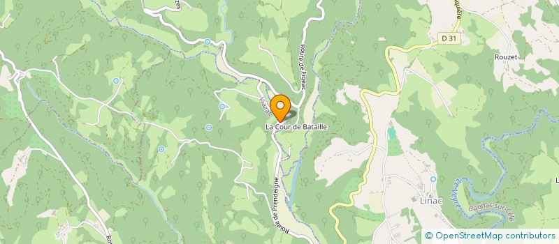 localisation de l'entreprise MONSIEUR GERALD FONTAINE  VIAZAC