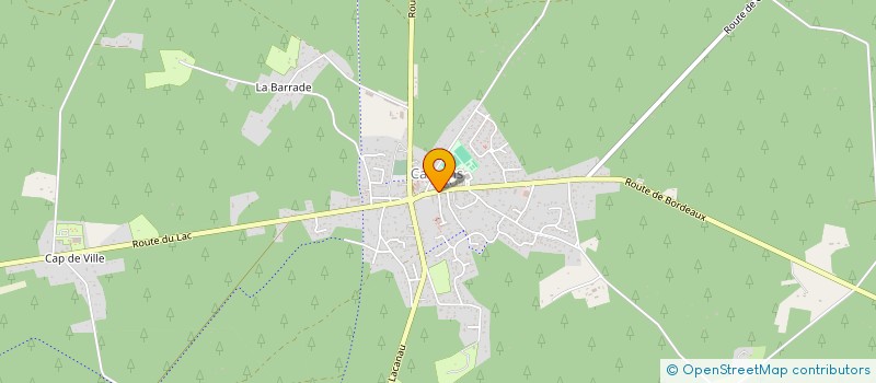 localisation de l'entreprise MONSIEUR GERALD FOURNY  CARCANS