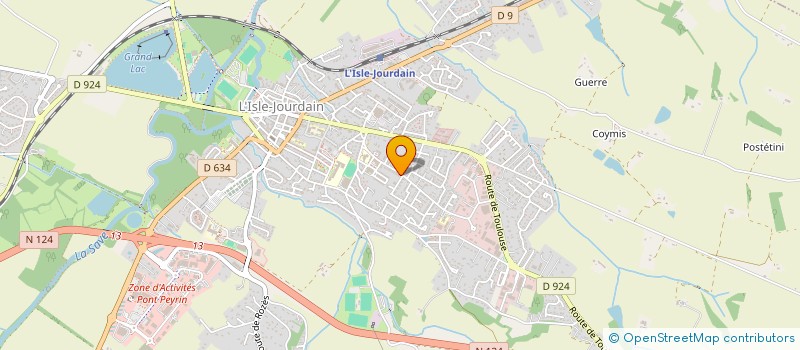 localisation de l'entreprise MONSIEUR GERALD FRUGERE  L'ISLE-JOURDAIN