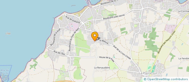 localisation de l'entreprise MONSIEUR GERALD FUENTES à LA PLAINE-SUR-MER