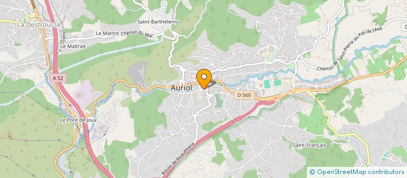 localisation de l'entreprise MONSIEUR GERALD FURST à AURIOL