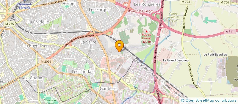 localisation de l'entreprise MONSIEUR GERALD GALLUR à CLERMONT-FERRAND