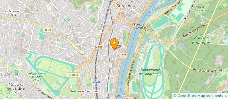 localisation de l'entreprise MONSIEUR GERALD GARDRINIER à SURESNES