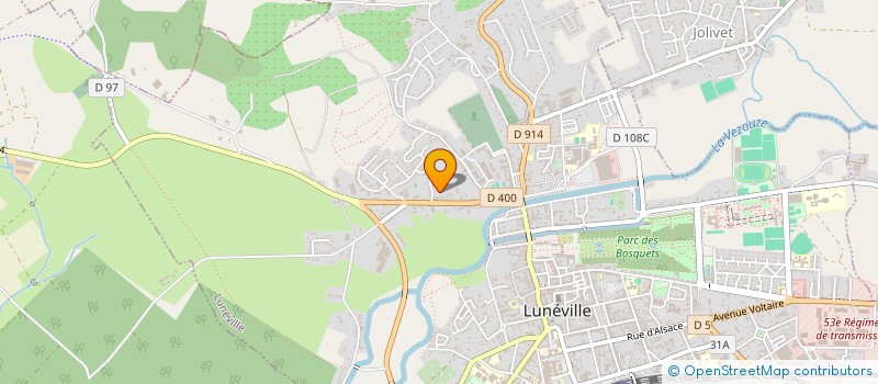 localisation de l'entreprise MONSIEUR GERALD GARE  LUNEVILLE