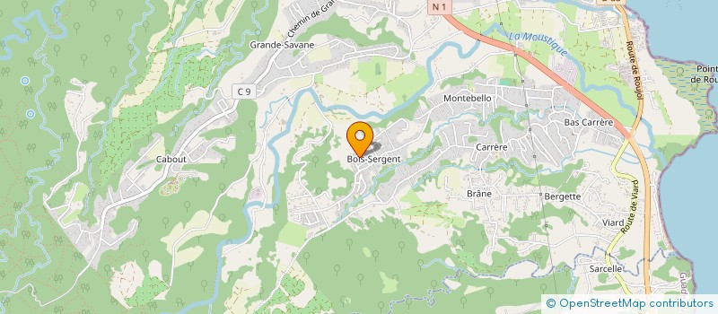 localisation de l'entreprise MONSIEUR GERALD GARIN  PETIT-BOURG