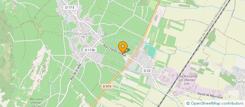 localisation de l'entreprise MONSIEUR GERALD GARNIER  MEURSAULT