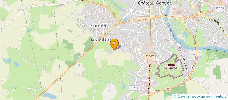 localisation de l'entreprise MONSIEUR GERALD GASSEND  SABLE-SUR-SARTHE