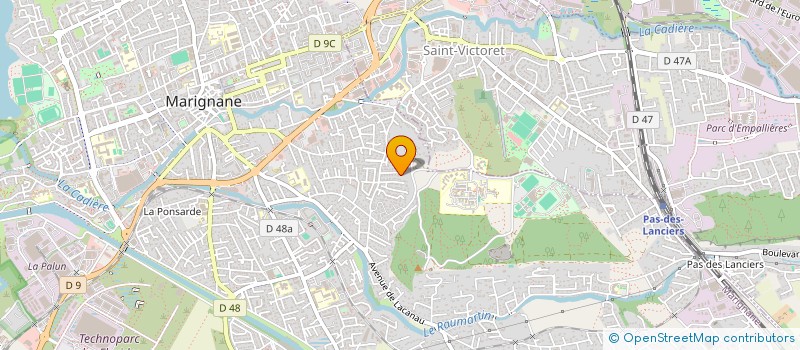 localisation de l'entreprise MONSIEUR GERALD GIROMAGNY  MARIGNANE