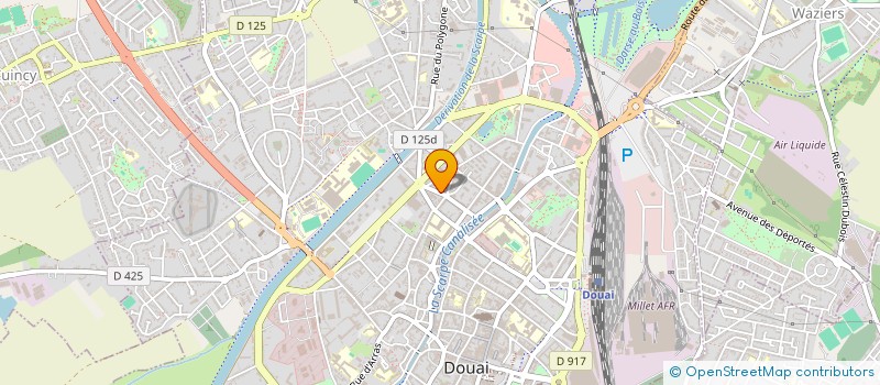 localisation de l'entreprise MONSIEUR GERALD GOEMINNE à DOUAI