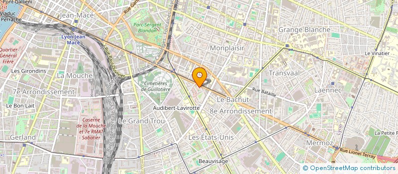 localisation de l'entreprise MONSIEUR GERALD GORE  LYON