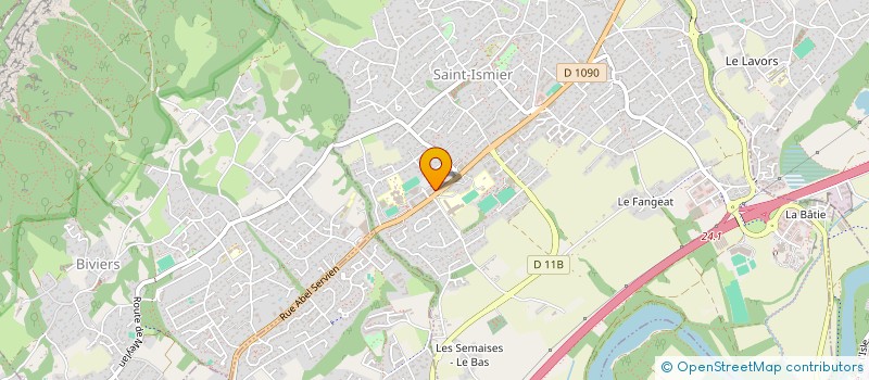 localisation de l'entreprise MONSIEUR GERALD GRATTIER  SAINT-ISMIER