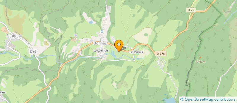 localisation de l'entreprise MONSIEUR GERALD GRILLET  BONLIEU