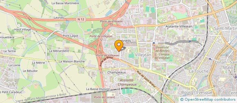 localisation de l'entreprise MONSIEUR GERALD GUERELLA  RENNES