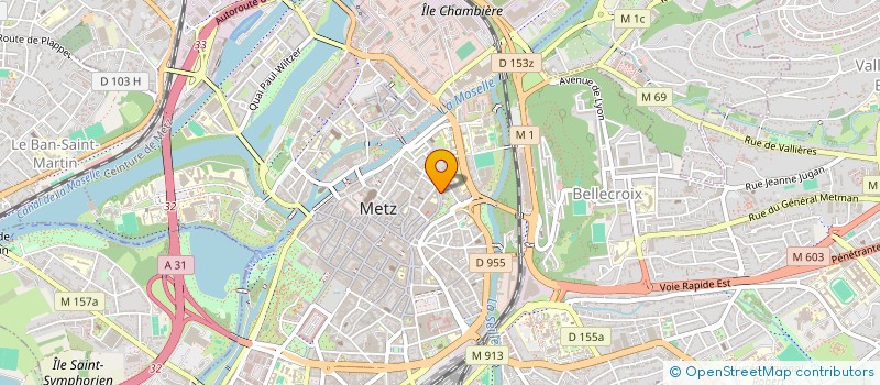 localisation de l'entreprise MONSIEUR GERALD GUILLOT  METZ