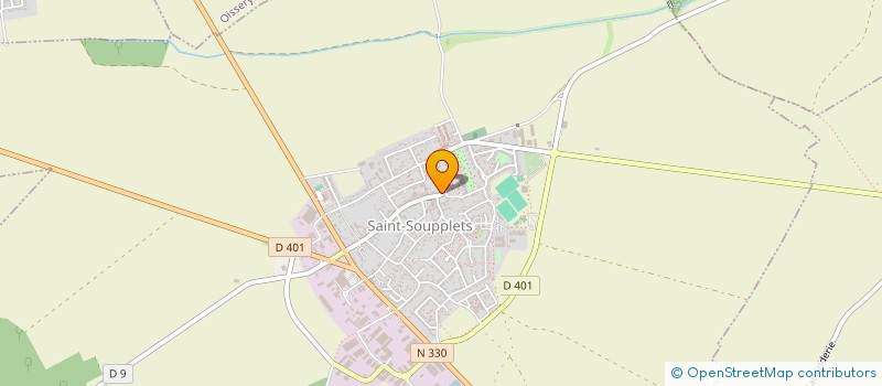 localisation de l'entreprise MONSIEUR GERALD GUILLOTTE  SAINT-SOUPPLETS