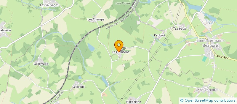 localisation de l'entreprise MONSIEUR GERALD HAYES à SAINT-AGNANT-DE-VERSILLAT