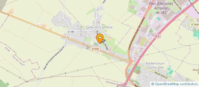 localisation de l'entreprise MONSIEUR GERALD HECQUET  SAILLY-LEZ-CAMBRAI