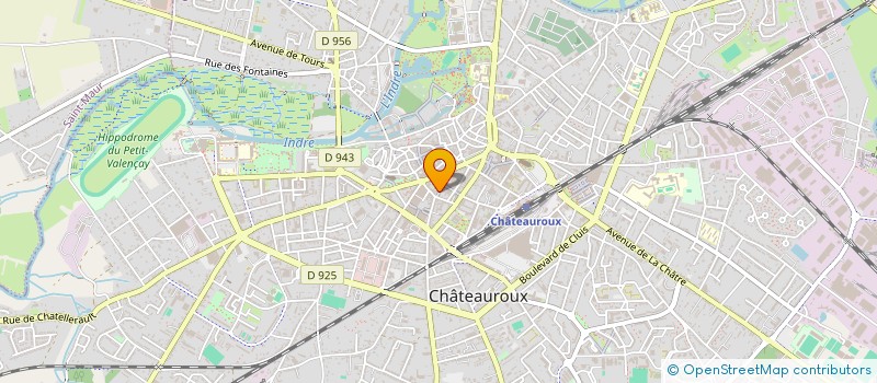 localisation de l'entreprise MONSIEUR GERALD HENIN à CHATEAUROUX