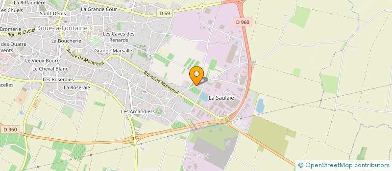 localisation de l'entreprise MONSIEUR GERALD HERAULT  DOUE-EN-ANJOU