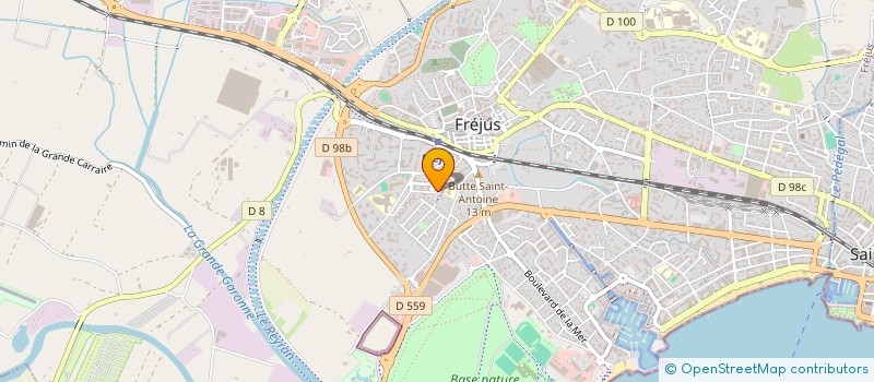 localisation de l'entreprise MONSIEUR GERALD HERBERT à FREJUS