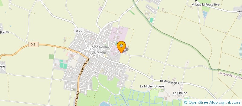 localisation de l'entreprise MONSIEUR GERALD HIBON  LONGEVILLE-SUR-MER