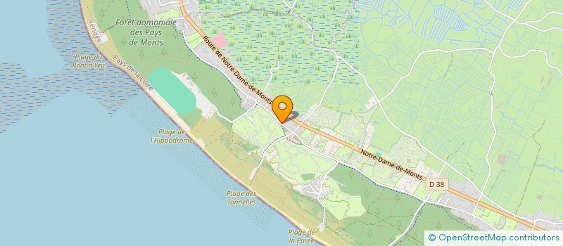 localisation de l'entreprise MONSIEUR GERALD HONIAT  SAINT-JEAN-DE-MONTS