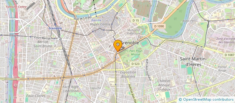 localisation de l'entreprise MONSIEUR GERALD HUBERT à GRENOBLE
