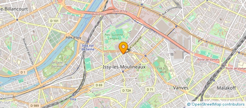 localisation de l'entreprise MONSIEUR GERALD JAMES TCHIAKPE à ISSY-LES-MOULINEAUX