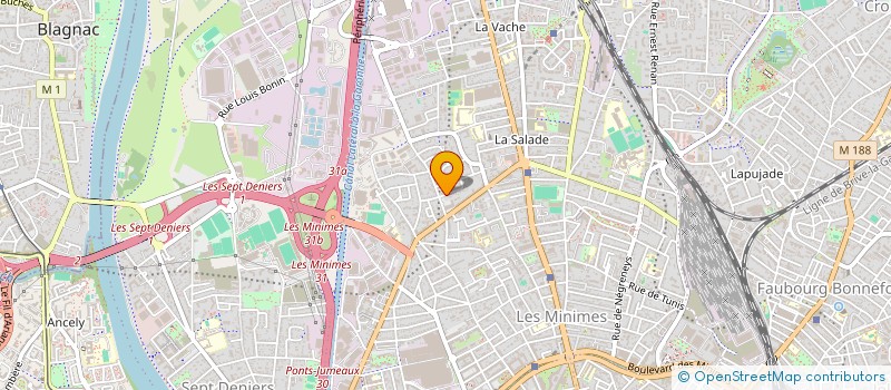 localisation de l'entreprise MONSIEUR GERALD JOLLOIS  TOULOUSE