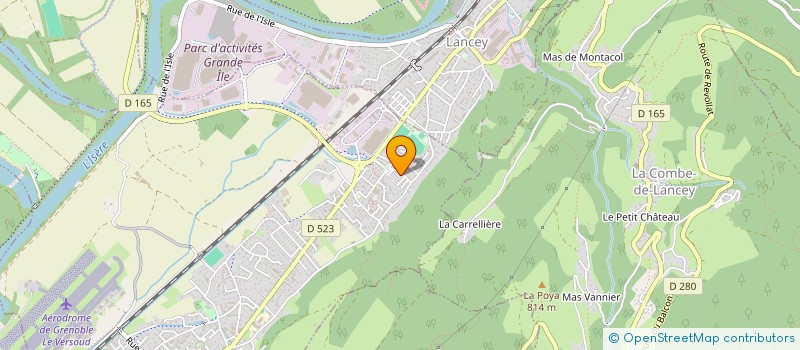 localisation de l'entreprise MONSIEUR GERALD JOUBERT-BOITAT  LE VERSOUD