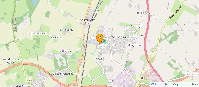 localisation de l'entreprise MONSIEUR GERALD JULIEN à VALFRAMBERT