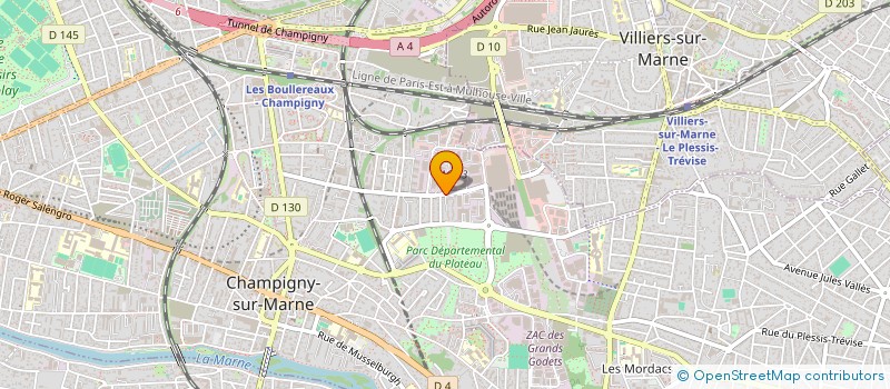 localisation de l'entreprise MONSIEUR GERALD LABROSSE à CHAMPIGNY-SUR-MARNE