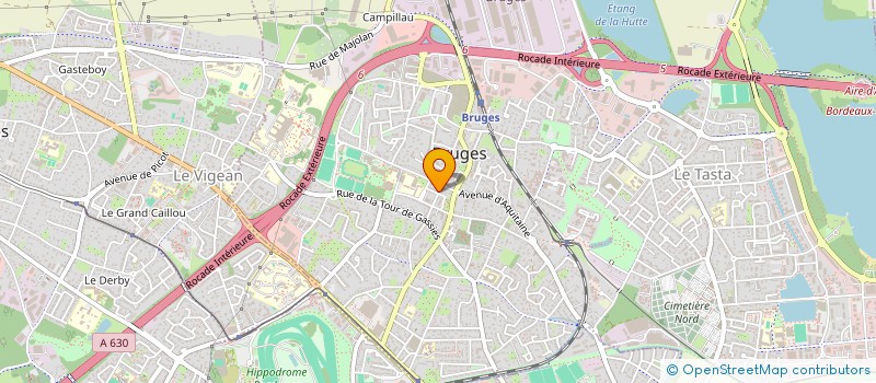 localisation de l'entreprise MONSIEUR GERALD LACRAMPETTE  BRUGES