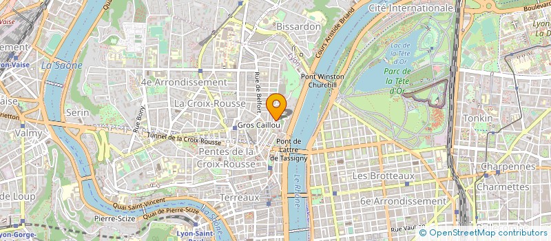 localisation de l'entreprise MONSIEUR GERALD LAFOND  LYON