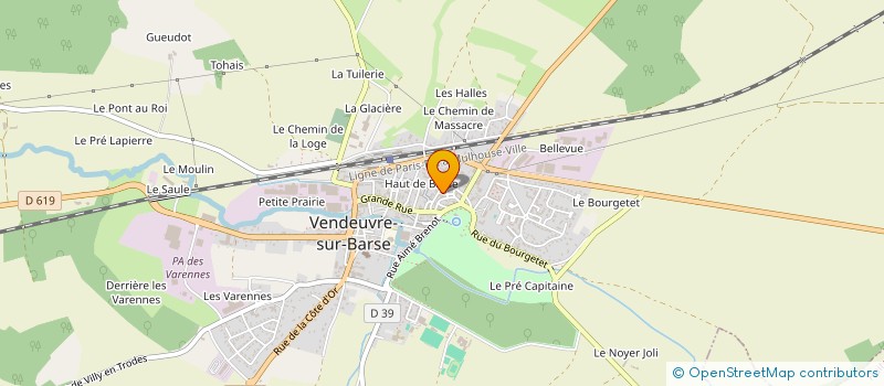 localisation de l'entreprise MONSIEUR GERALD LAIK-CHAPIER  VENDEUVRE-SUR-BARSE