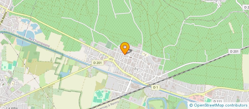 localisation de l'entreprise MONSIEUR GERALD LALUC  AY-CHAMPAGNE