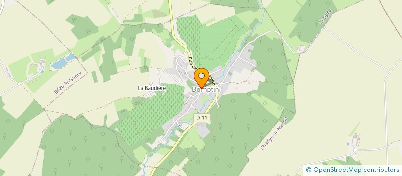 localisation de l'entreprise MONSIEUR GERALD LAMY  DOMPTIN