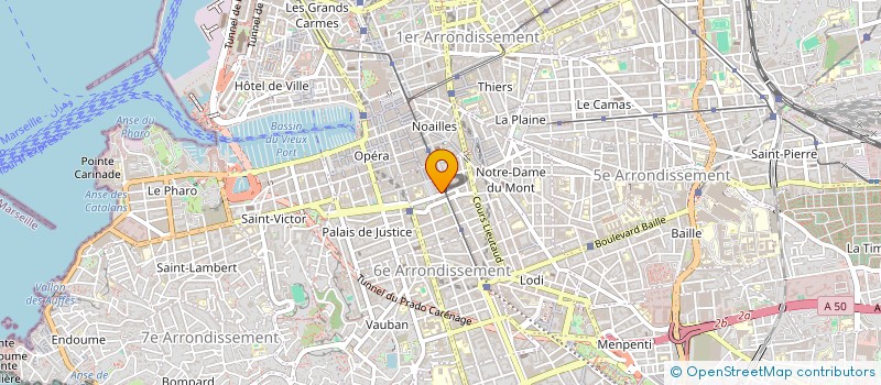 localisation de l'entreprise MONSIEUR GERALD LE HEMONET à MARSEILLE