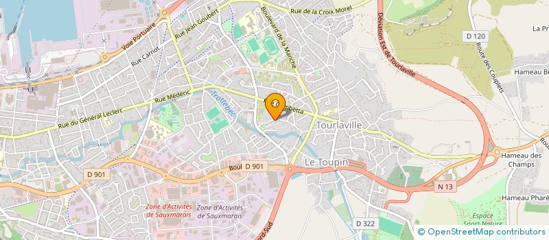 localisation de l'entreprise MONSIEUR GERALD LE LEZEC  CHERBOURG-EN-COTENTIN