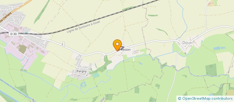 localisation de l'entreprise MONSIEUR GERALD LEBEAUX  BIERMES