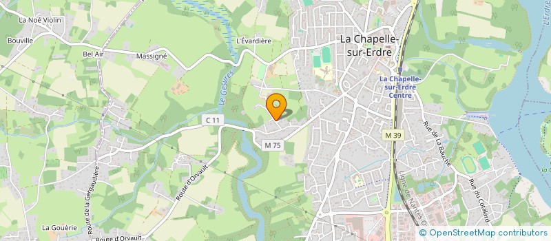 localisation de l'entreprise MONSIEUR GERALD LECOQ à LA CHAPELLE-SUR-ERDRE