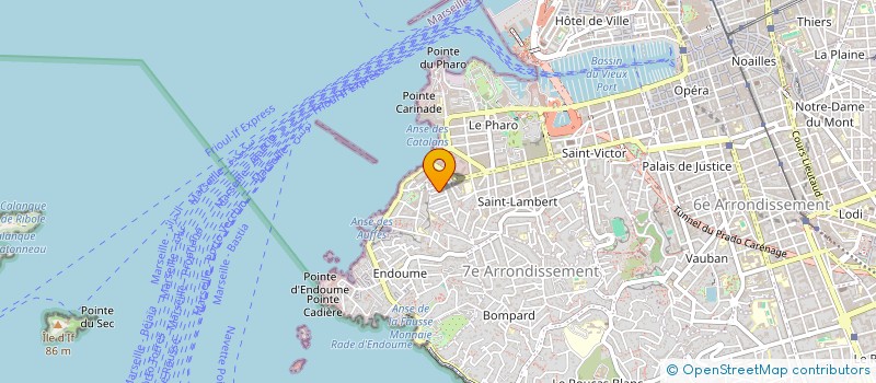 localisation de l'entreprise MONSIEUR GERALD LEFEE à MARSEILLE