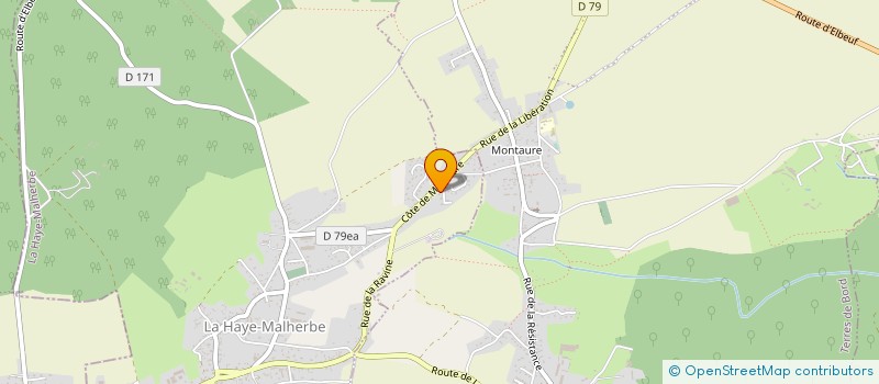 localisation de l'entreprise MONSIEUR GERALD LEGRAND  LA HAYE-MALHERBE