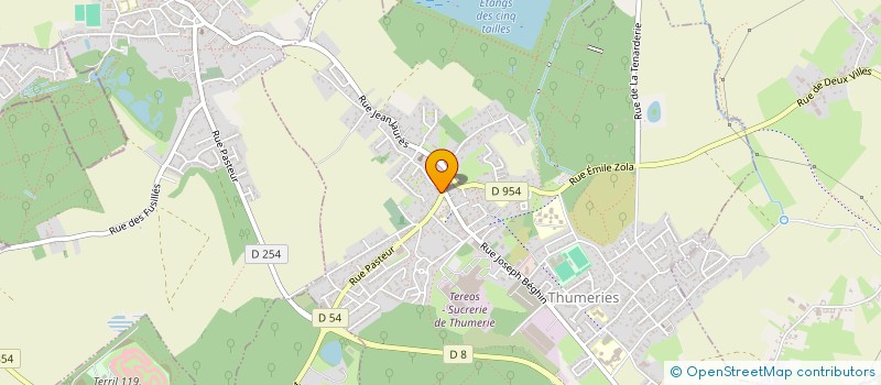 localisation de l'entreprise MONSIEUR GERALD LENTO  THUMERIES