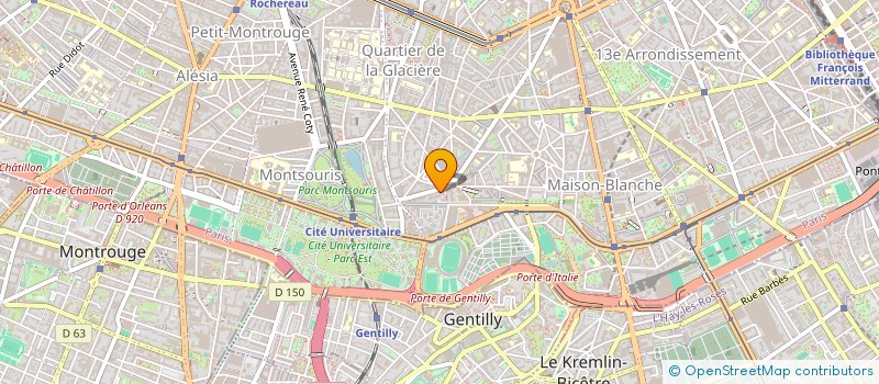 localisation de l'entreprise MONSIEUR GERALD LOUIS VICTOR B OSC  PARIS