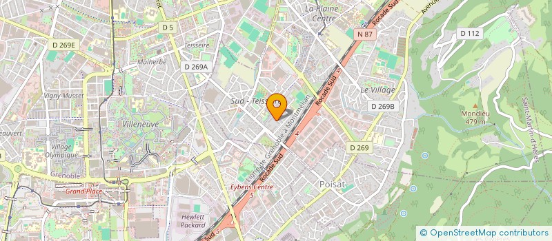localisation de l'entreprise MONSIEUR GERALD LUPO  GRENOBLE