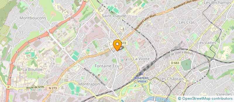 localisation de l'entreprise MONSIEUR GERALD MAIRET à BESANCON