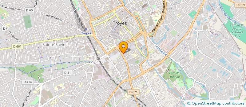 localisation de l'entreprise MONSIEUR GERALD MALKOUN  TROYES