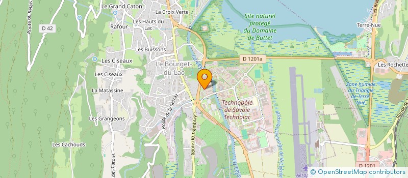 localisation de l'entreprise MONSIEUR GERALD MANSION  LE BOURGET-DU-LAC